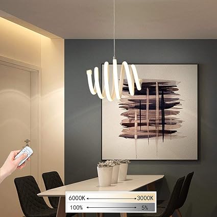 Zyy Led Moderno Dimmerabile Lampadario A Sospensione
