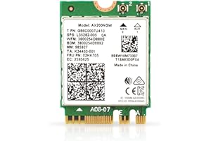HighZer0 Electronics AX200 Wi-Fi 6 Adapter | Dual-Band 802.11ax M.2 WiFi Card for PC | Up to 2.4 Gbps | No vPro | Supports Bl