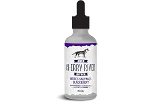 Cherry River Blackberry Bitter, All-Natural Calorie-Free, Sugar-Free Aromatic Bitters, Non-alcoholic Spirit, Spirits Alternat
