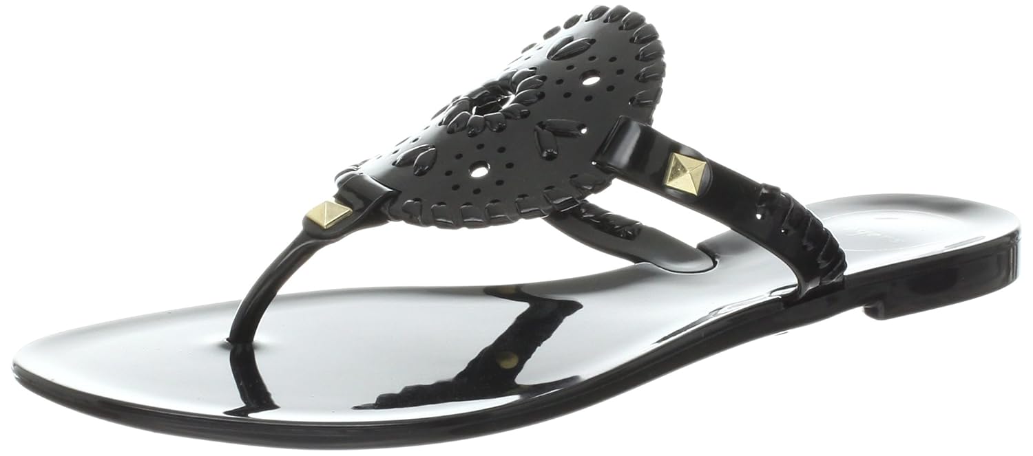 jack rogers black jelly sandals