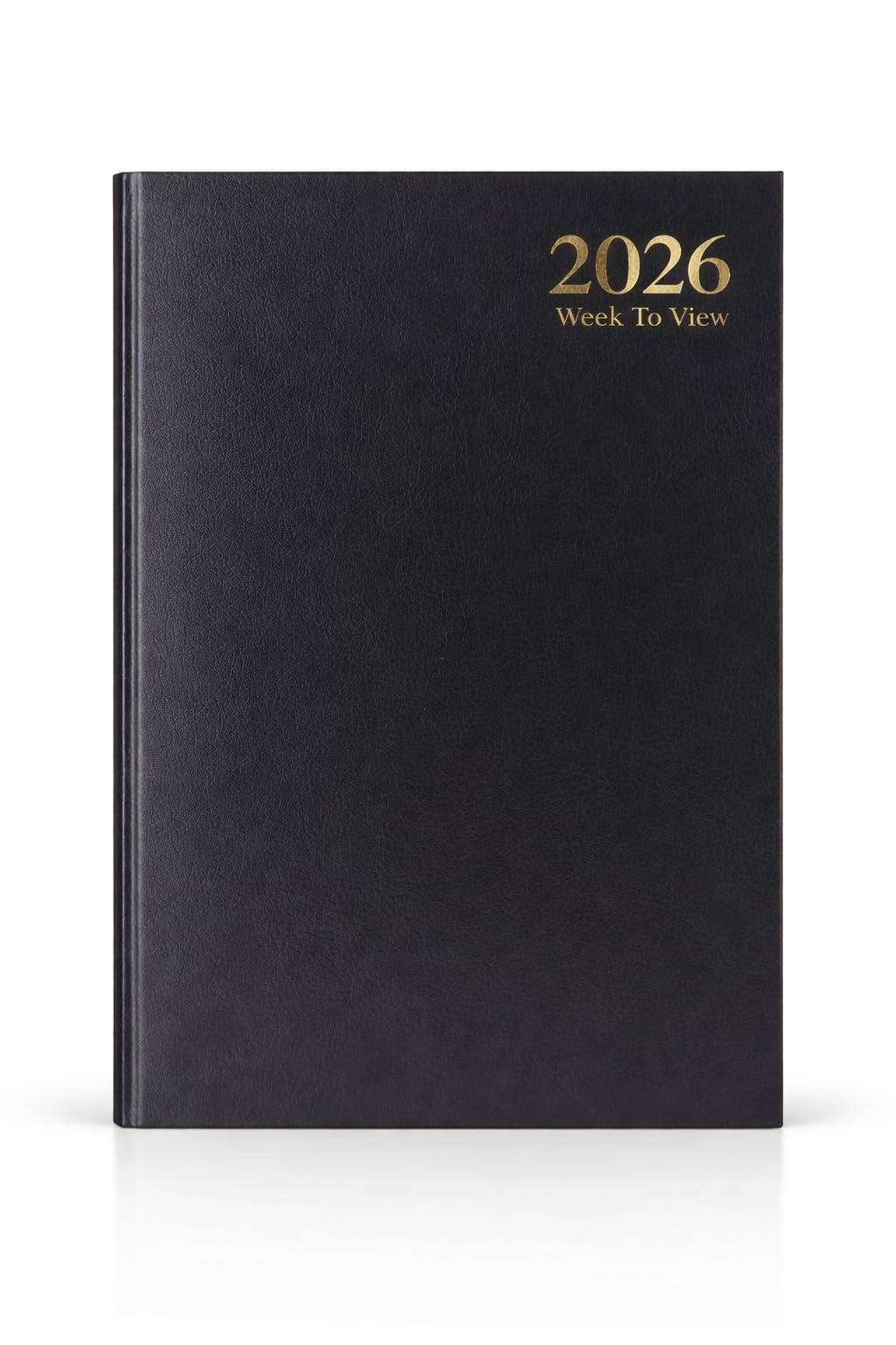 2026 A5 Week-to-View Diary by 1ABOVE – Casebound Hardback Weekly Planner with 60gsm Paper – Compact Organizer for Home, Office & Everyday Use (Black)