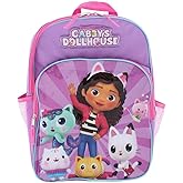 U.P.D., INC Girl's Gabby's Dollhouse and Friends 16 Inch Backpack, Purple