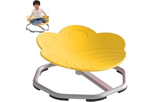 MIFASUO Sensory Spinning Chair for Kids with autism,Sit and Spin Chair for Kids Autism, 360° Sensory Integration Training Toy,swivel ADHD chair,Sensory Equipment,Special education (Cat's claws Shape, Yellow)