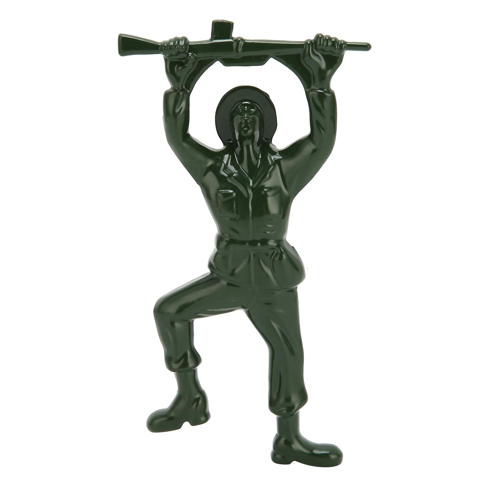 Atyhao Green Bottle Opener, Soldier Shaped Multi Opener, Zinc Alloy, Beer & Beverage Bottle Opener, Kitchen Utensil