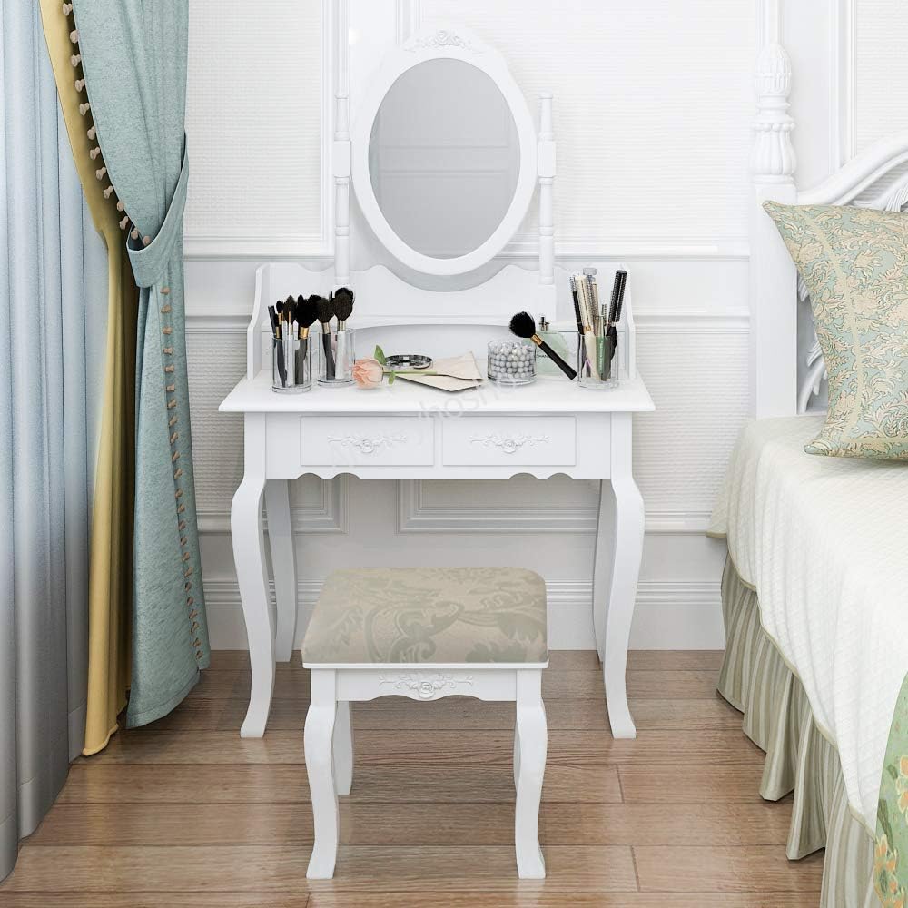 Bedroom White Makeup Vanity - IKEA Makeup Vanities