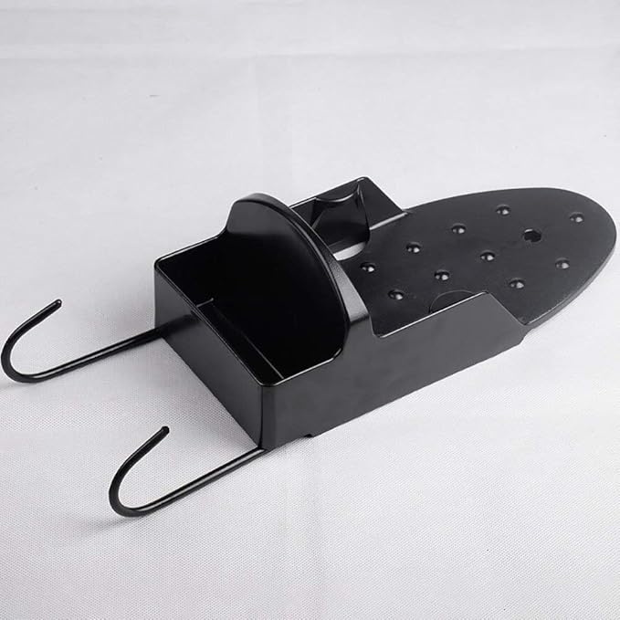 Wall Mounted Iron Holder Door Mounted Ironing Board Hanger Hook Heat