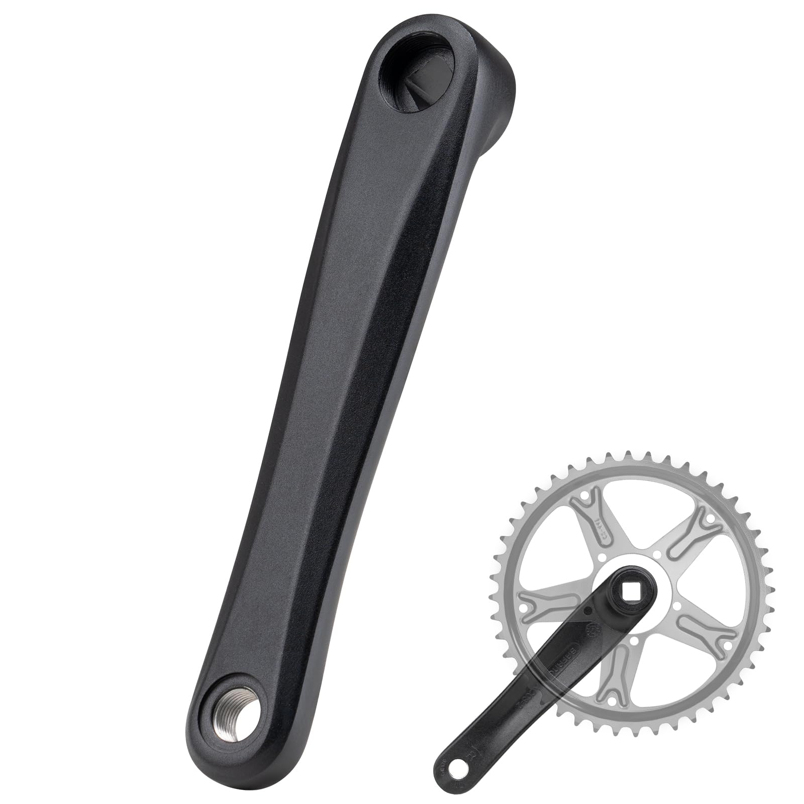 Bafang E-Bike Crank Arm Aluminium Alloy Right Single Chain Crank Electric Bicycle Crank for BBS Motor
