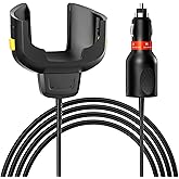 Slim Car Charger Cable for Zebra Symbol Handheld Barcode Scanners - Compatible with TC77, TC70, TC72, TC75, TC70X, TC75X, TC77HL, TC700K - Portable Vehicle Battery Charger, CHG-TC7X-CLA1-01