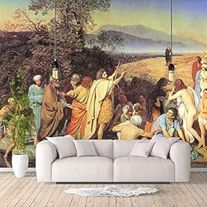 Wall Murals for Bedroom Starry Night by Van Gogh Famous Paintings Large Removable Wallpaper Peel and Stick Wall Stickers - 66x96 inches