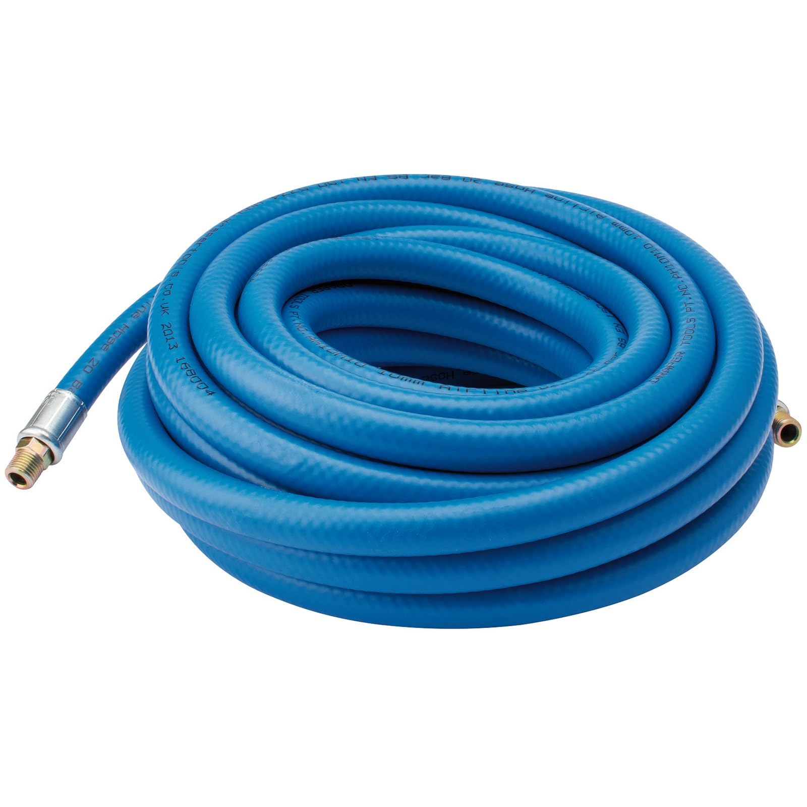 Draper 38336 PVC Air Line Hose, 1/4" BSP, 10mm Bore, 10m Length , Blue