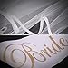 Classic White Wedding Veil with a Transparent Comb & Gold Bride to Be Satin Sash Kit as an idea for Inspired Bachelorette Night Party - Kape