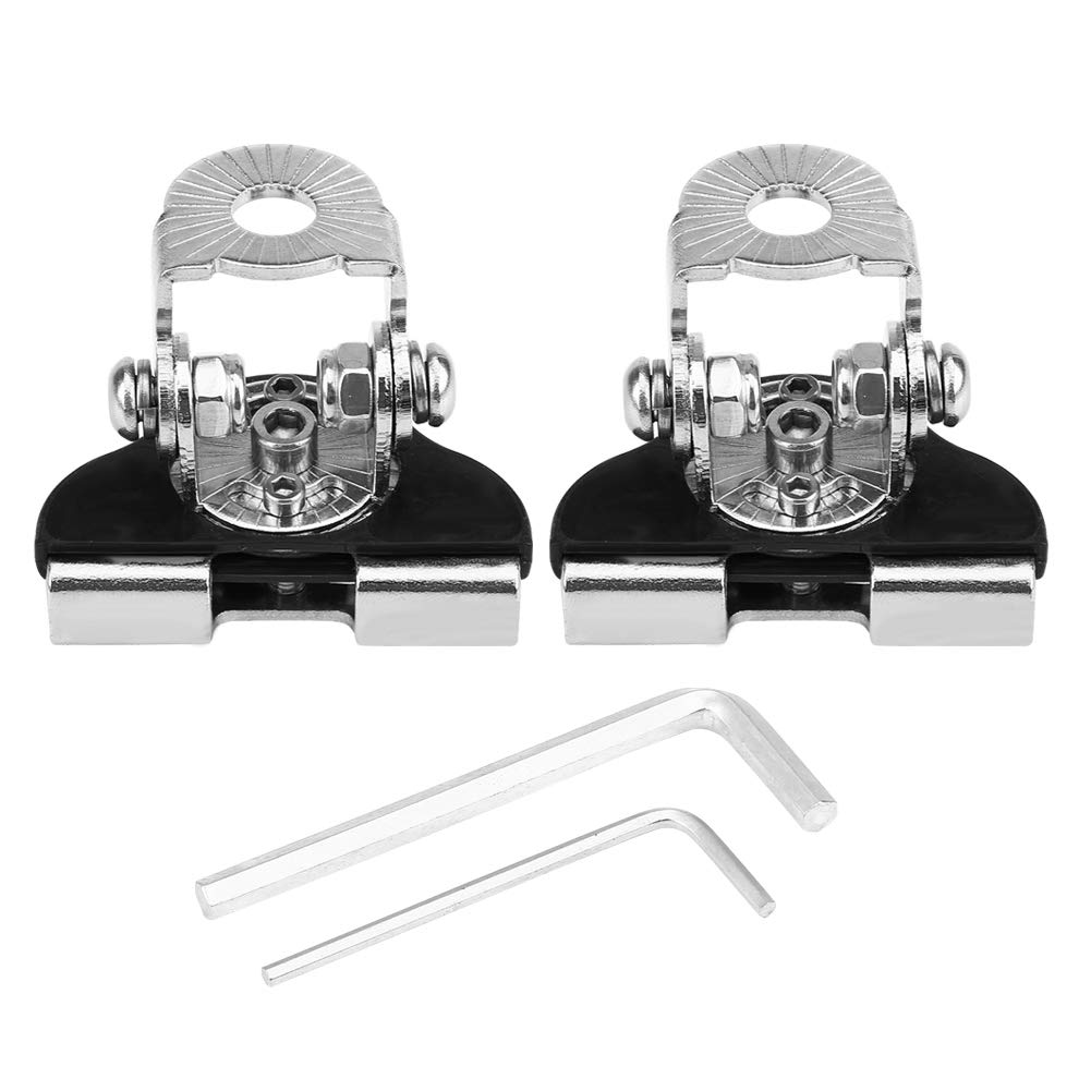 KIMISS Car Fog Light Mounting Bracket - 2Pcs LED Work Light Holder for Truck, Boat, ATV, SUV - Stainless Steel