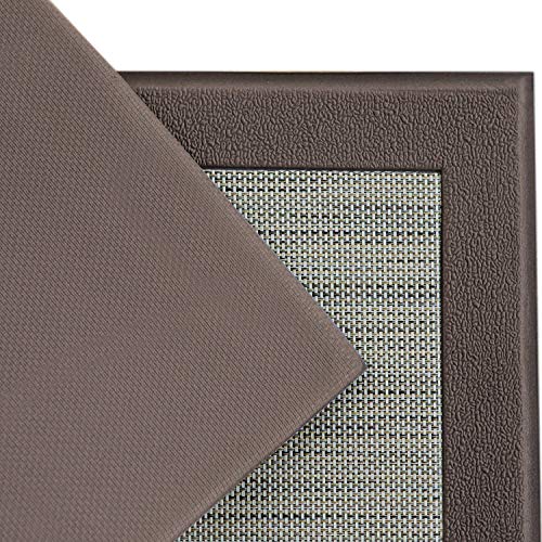 Deluxe Anti Fatigue Standing Kitchen Comfort Mat (39 x 20 inch) Ergonomic Non-Toxic Rug and Mat for Home or Office Standing Desk Or Work Place Safety from Cooler Kitchen