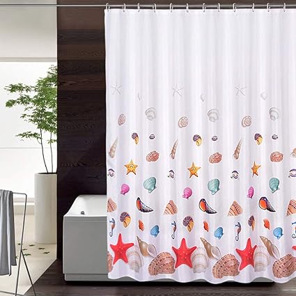 Amazon Com Curtain Beach Theme Bathroom Curtains Sunny Beach