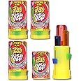 Limited Edition Triple Power Push Pops - Three Flavors in One - Individually Wrapped - By Lyza's Sweets & Treats (Pack of 4)