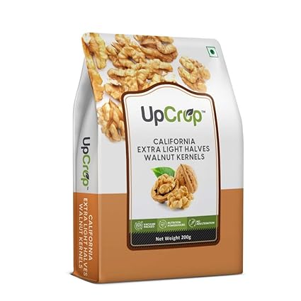 UpCrop California Extra-Light Halves Walnut Kernels 200gm