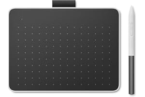 Wacom One Bluetooth Drawing Tablet, Small 7.4" x 5.5" Compact Graphics Tablet, Entry-Level Creative Design Pad with Creative 