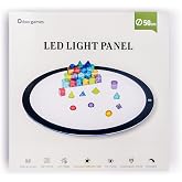 Odoorgames Round LED Light Panel for Preschool and Classroom | Large (17.2 ") - Adjustable Brightness - Light Table for Kids