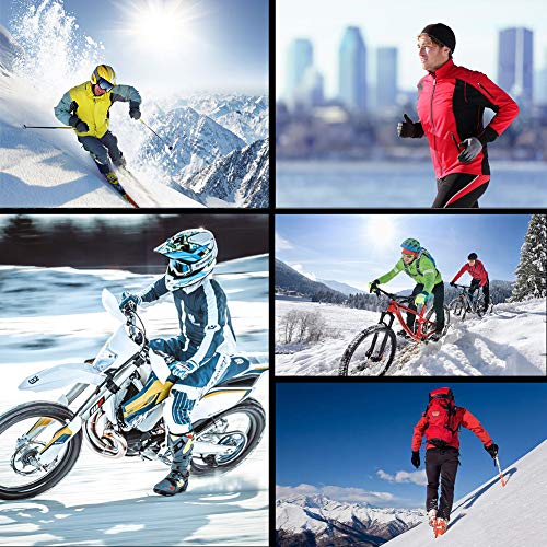 image for MEETYOO Men's Winter Thermal Cycling Jackets, Windproof Breathable Fle