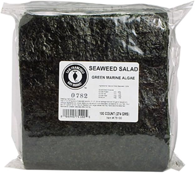 SAN FRANCISCO BAY Seaweed Green Salad Fish Food, 100 Count