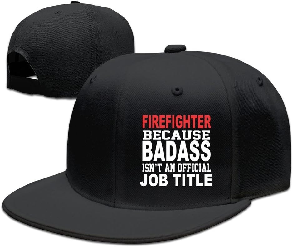 Trithaer Firefighter Because B A Isn't Official Job Title Baseball Snapback Cap Black