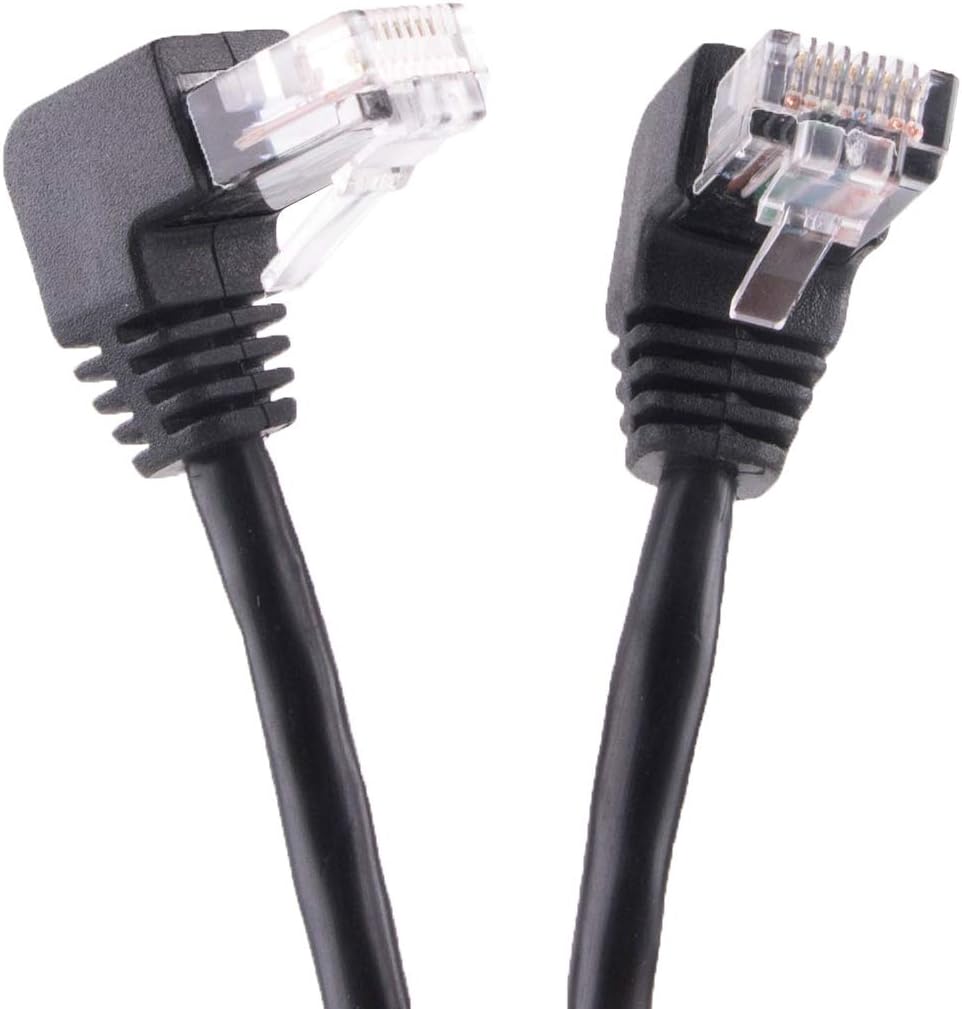 Cat5e UTP Cable 90 Degree Angled 4PR Lan Amazon.co.uk