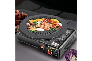 BBQ Plate, Korean Grill Pan and Tray for Home and Camping