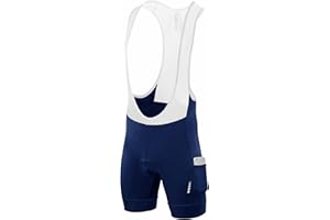 qualidyne Cycling Bibs Men, 4D Padded Road Bike Bib Shorts with Pockets, Biking Bicycle Shorts UPF50+