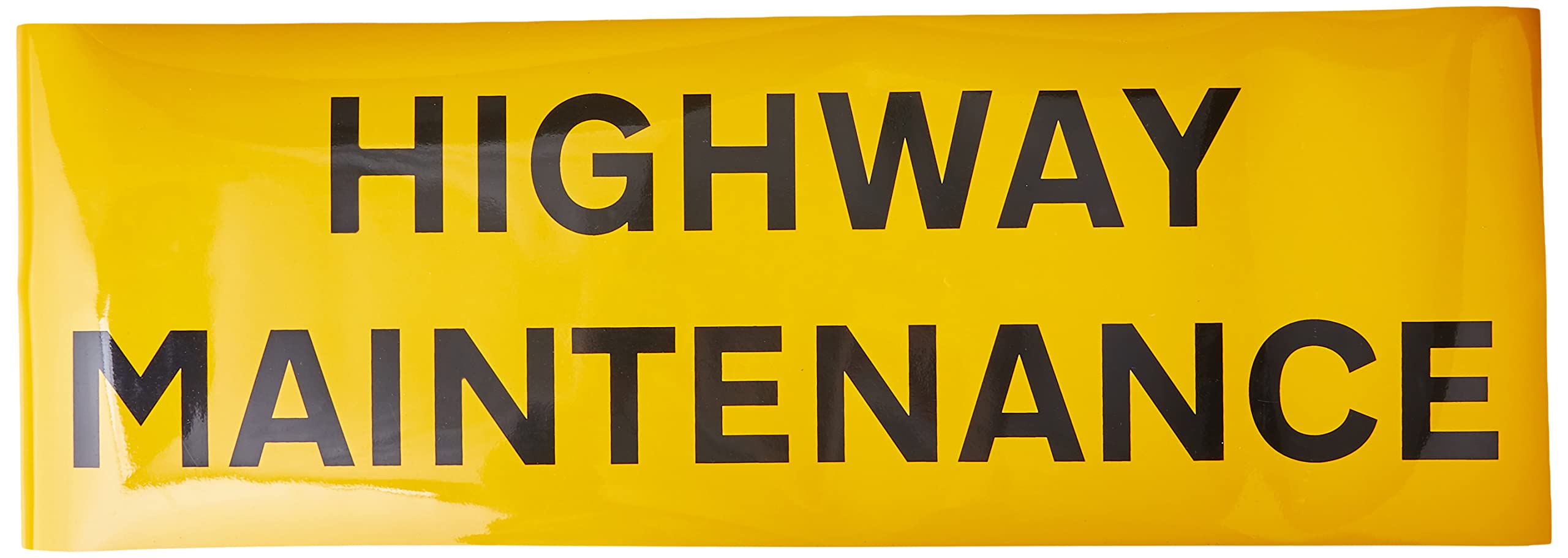 Caledonia Signs 56524 Highway Maintenance Reflective Magnetic Sign, 800 mm x 275 mm