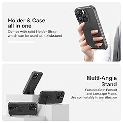 AMAZINGthing for iPhone 15 Pro Case with Built-in