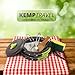 KEMP Travel Camping Cookware - 10pcs Backpacking Cooking Equipment - compact, lightweight anodized pot & pan - Nonstick Cookset - Hiking Mess Kit - Outdoor Gear- Camp Kitchen - Camping Utensil Set