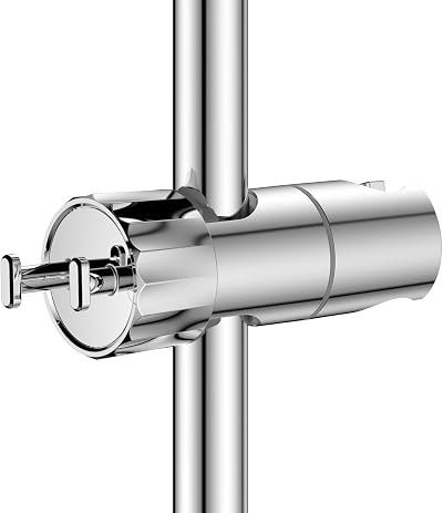 YEAUPE Shower Head Holder 360° Adjustable Chrome Plated 16-28mm Rail