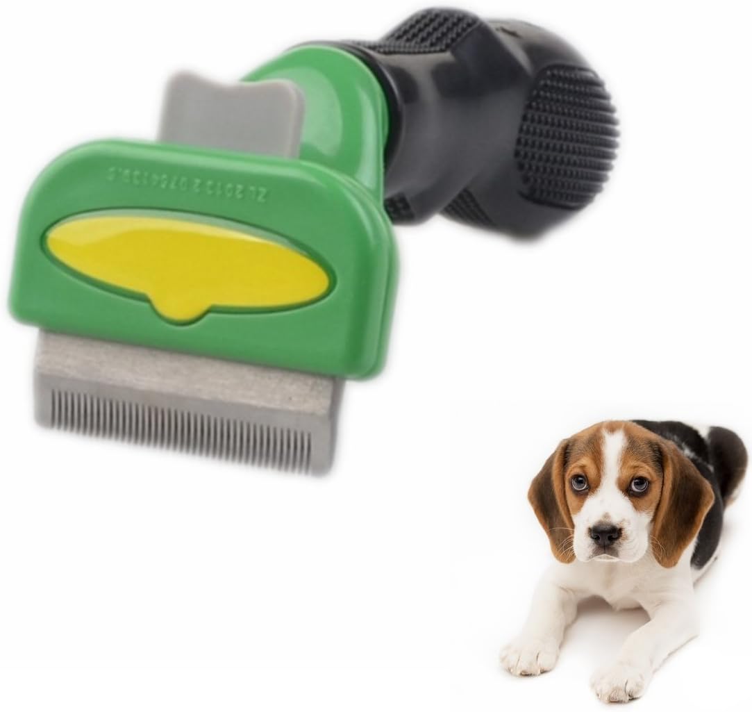 Grooming Brush Deshedding Tool for Large, Medium, Small Dogs Cats with Long or Short hair (small dog)