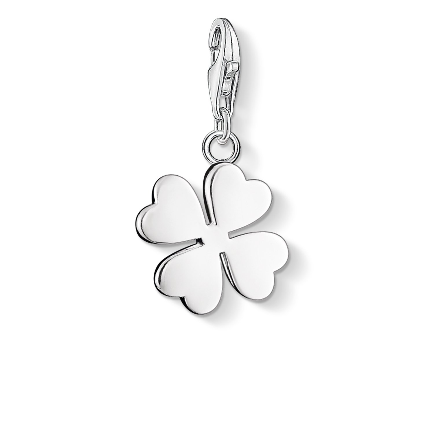 THOMAS SABO Women Charm Pendant Cloverleaf Charm Club 925 Sterling Silver 0050-001-12