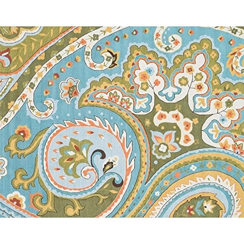 Loloi FRACFC09BBGR7696 Francesca Area Rug, 7'6" by 9'6", Blue/Green Kitchen & Dining
