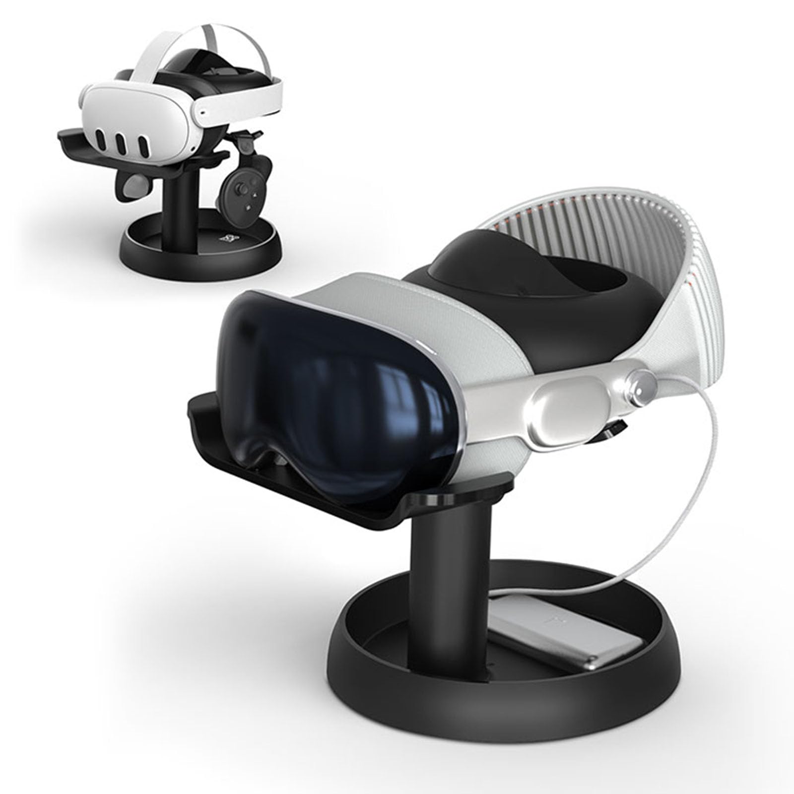 SHEAWA VR Headset Stand VR Holder Display Stand for Vision Pro/PICO 4/PSVR 2/Meta Quest 3/Quest 2/Rift S VR Accessories