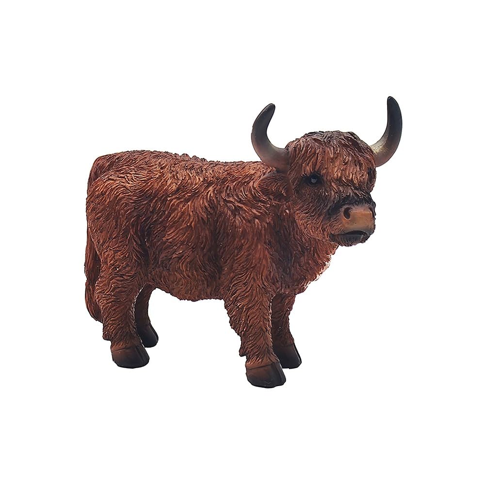 Lesser & Pavey Highland Cow Ornaments For Gift | Lovely Highland Cow Gifts For Home and Office Decoration | From The Leonardo Collection Animal Ornaments Range -LP72467