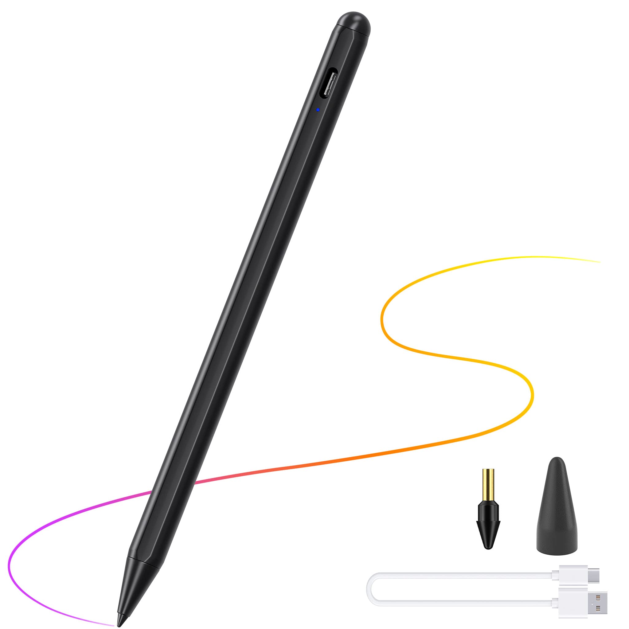 Stylus Pen 2nd Gen for iPad 2018-2022 with Palm Rejection,Upgraded Precise Pencil, Magnetic Attaches,Compatible with iPad Pro 11/Pro 12.9 3rd/4th/5th/iPad 6th/7th/8th/9th/Air 3rd/4th/Mini 5th/6th