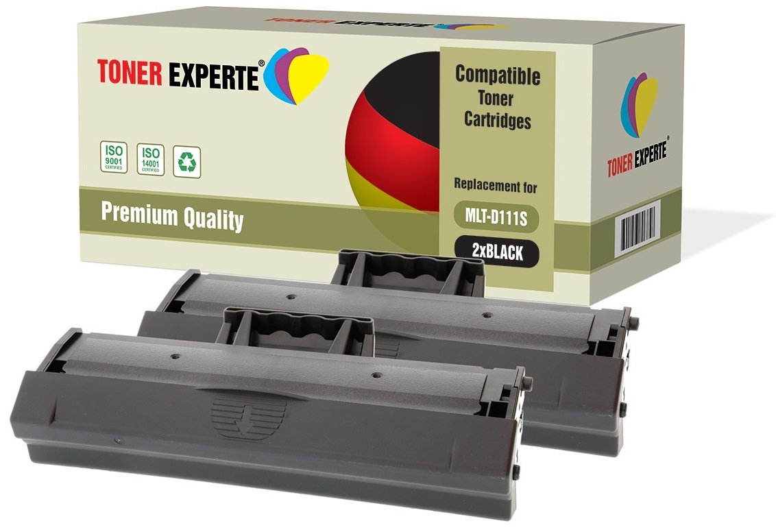 2-Pack TONER EXPERTE® Compatible with UTS111S BK for use in:Samsung Xpress SL-M2022, M2022W,M2070,M2070W,M2070F,M2070FW