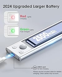 12in Under Cabinet Lighting, 2500mAh Rechargeable