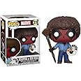 Funko Deadpool Bob Ross Playtime 70s with Afro POP! Bobble Figure - Deadpool + Bob Ross - Collectible Vinyl Figure - Gift Ide