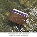 WAVY Card Holder Wallet, Slim Minimalist, Vegan Cork with RFID Blocking (Brown)