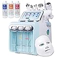 BRÜUN Hydrogen-Oxygen Facial Machine – A 7 in 1 Multifunctional Hydra Face Care Device for Skin Moisturizing – A Vacuum Cleaning Jet for Home and Beauty Salon