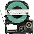 K-SUN CORPORATION 212BW K-Sun 212BW Tape Black on White 1/2" LABELShop - 1 Each