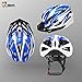 JBM Adult Cycling Bike Helmet Specialized for Men Women Safety Protection CPSC Certified (18 Colors) Black / Red / Blue / Pink / Silver Adjustable Lightweight Helmet with Reflective Stripe and Remova