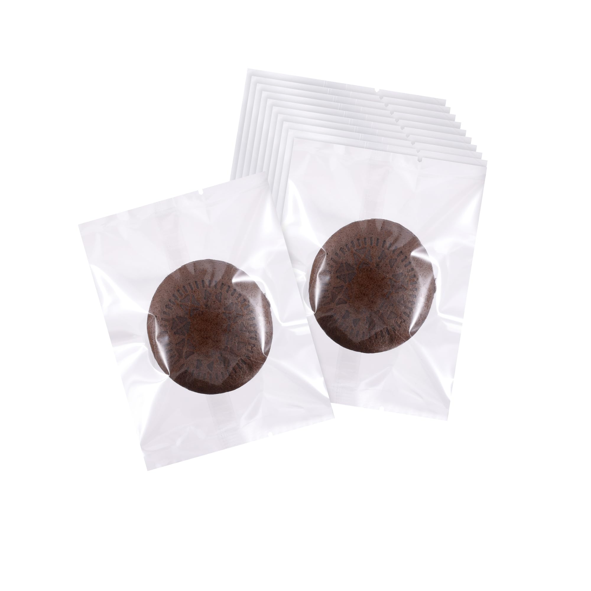 View 1 of 100 Pcs 3-1/2 x 4-1/2 Transparent Heat Seal Bags for Packaging Chocolate Covered Oreos,Clear Cookie Bags with Seal,Small Treat Bag for Macarons, Brownies, Candy, Donuts