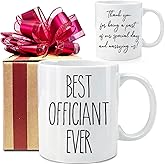 Dnuiyses Wedding Officiant Mug, Funny Wedding Registry Mugs, Best Officiants Ever Gift from Couple, Bride Groom Thank You Mug Gifts for Wedding Day, Bridesmaid Gifts, Just Married Gift for Newlywed