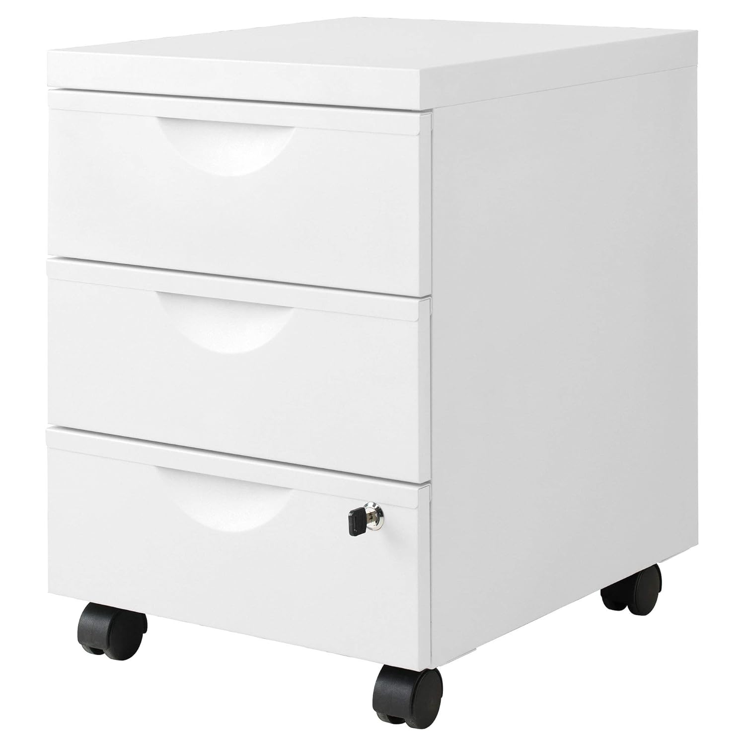 Ikea Erik Drawer Unit W 3 Drawers On Castors White 41x57 Cm 16