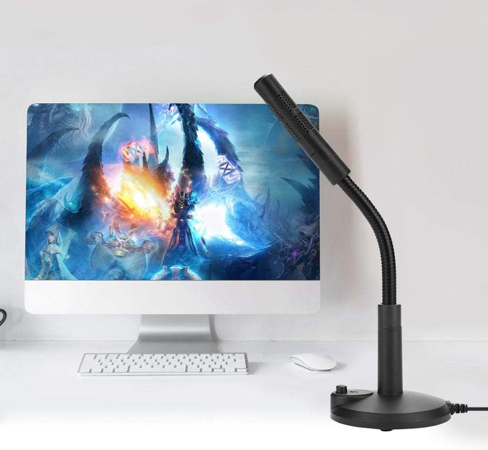 Sutinna Desktop PC Omnidirectional Microphone, USB Condenser Microphone Computer Accessory Plug & Play for Online Chatting - Image 5