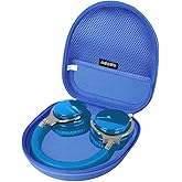 Adada Hard Travel Case for Active Noise Cancelling Bluetooth Headphones - Silensys, PurelySound, MOVSSOU, COWIN, Tapela, Audonia E7 (Blue)